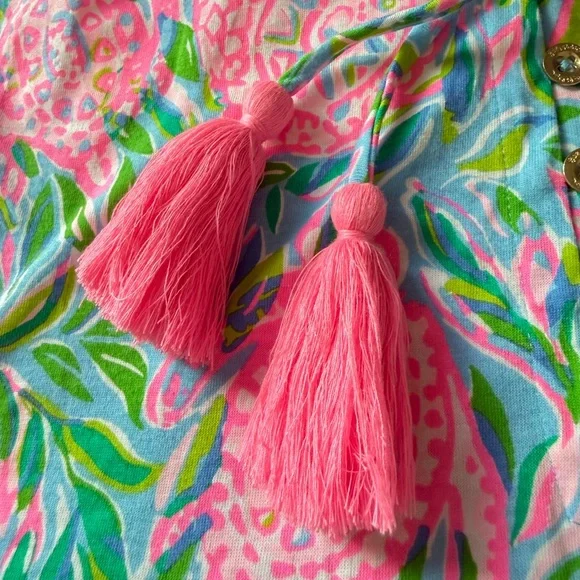 Lilly Pulitzer Malone Maxi Dress Frenchie Blue -Turtley In Love SIZE:XL - Picture 10 of 15